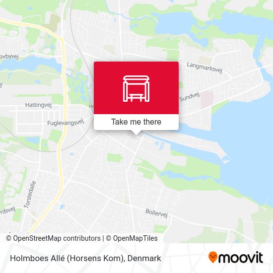 Holmboes Allé (Horsens Kom) map