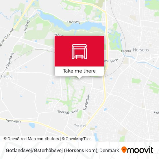 Gotlandsvej / Østerhåbsvej (Horsens Kom) map