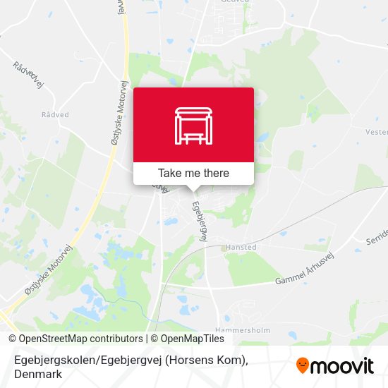 Egebjergskolen / Egebjergvej (Horsens Kom) map