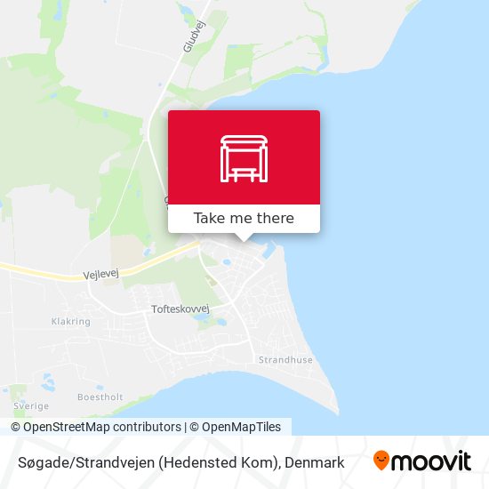 Søgade / Strandvejen (Hedensted Kom) map