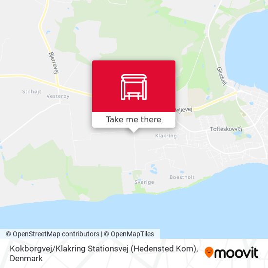 Kokborgvej / Klakring Stationsvej (Hedensted Kom) map