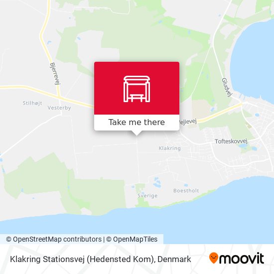 Klakring Stationsvej (Hedensted Kom) map