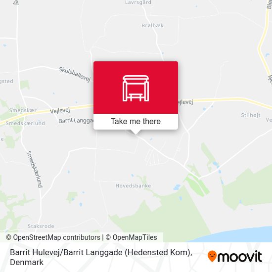 Barrit Hulevej / Barrit Langgade (Hedensted Kom) map