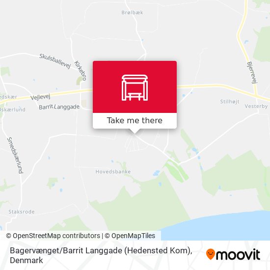 Bagervænget / Barrit Langgade (Hedensted Kom) map