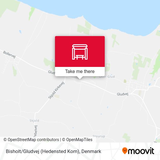 Bisholt / Gludvej (Hedensted Kom) map