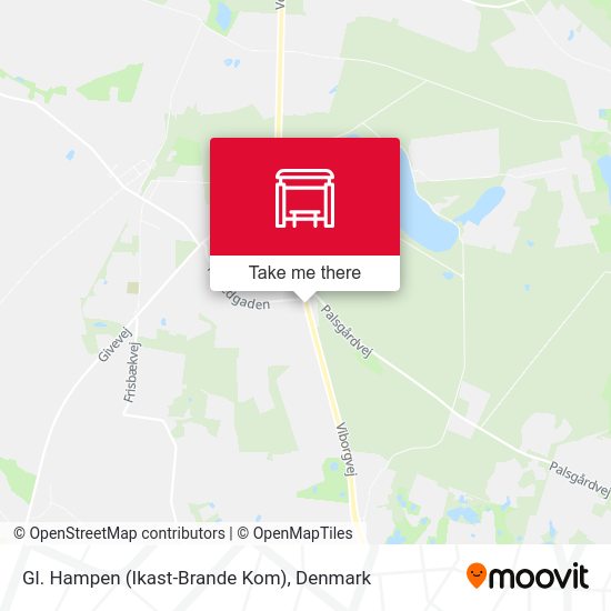 Gl. Hampen (Ikast-Brande Kom) map
