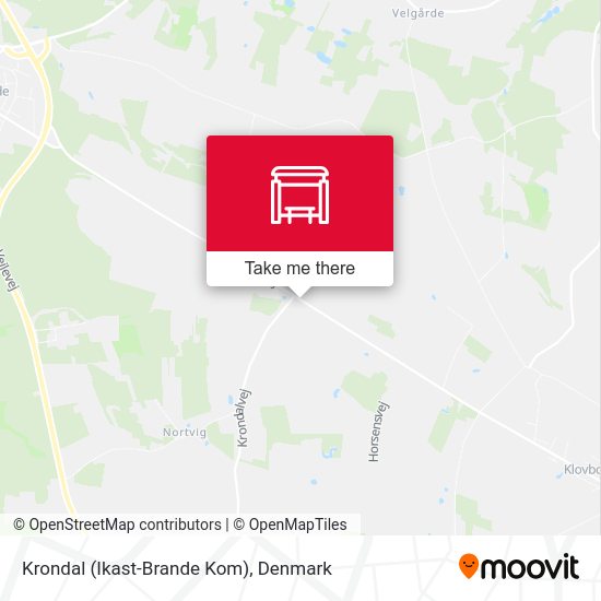 Krondal (Ikast-Brande Kom) map