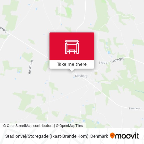 Stadionvej / Storegade (Ikast-Brande Kom) map