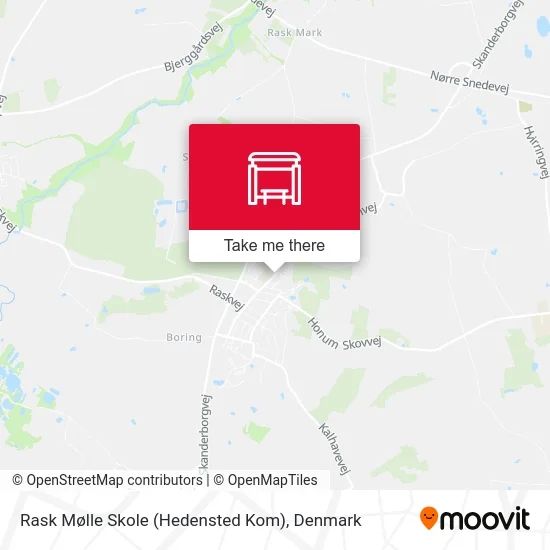 Rask Mølle Skole (Hedensted Kom) map
