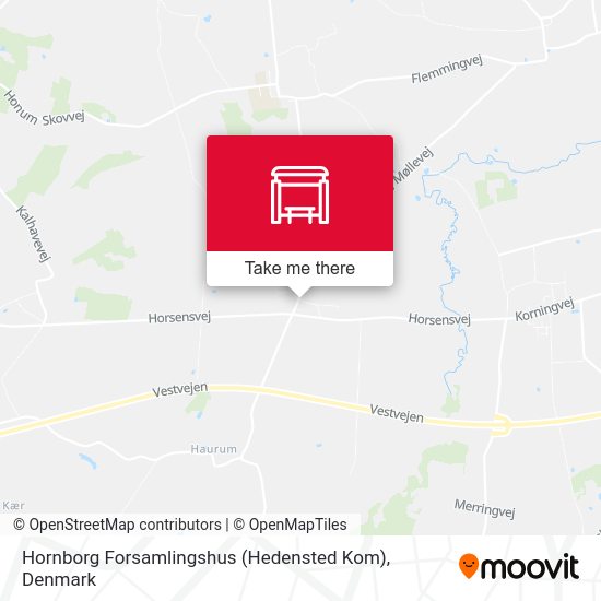 Hornborg Forsamlingshus (Hedensted Kom) map