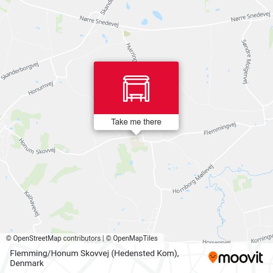 Flemming / Honum Skovvej (Hedensted Kom) map