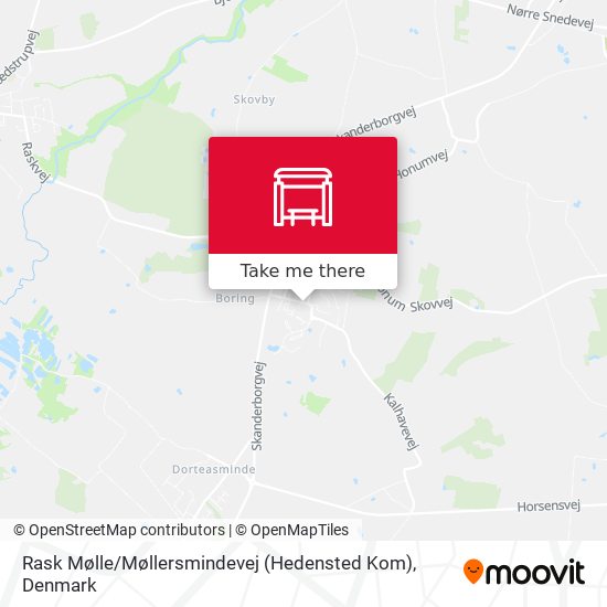 Rask Mølle / Møllersmindevej (Hedensted Kom) map