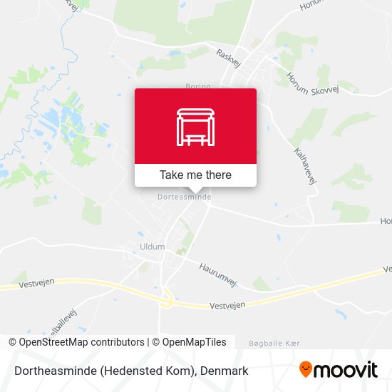 Dortheasminde (Hedensted Kom) map