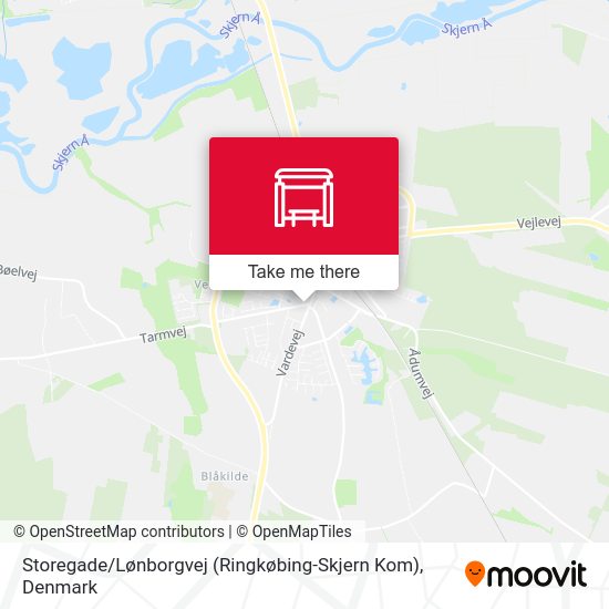 Storegade / Lønborgvej (Ringkøbing-Skjern Kom) map