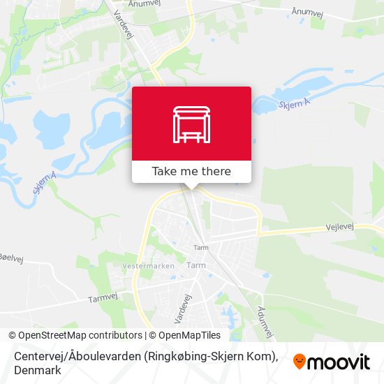 Centervej / Åboulevarden (Ringkøbing-Skjern Kom) map