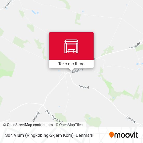 Sdr. Vium (Ringkøbing-Skjern Kom) map