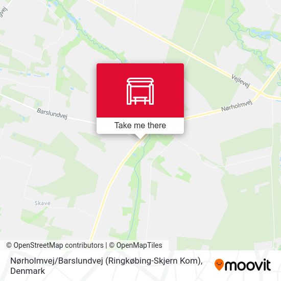 Nørholmvej / Barslundvej (Ringkøbing-Skjern Kom) map