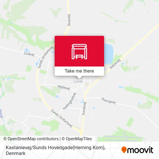 Kastanievej / Sunds Hovedgade(Herning Kom) map