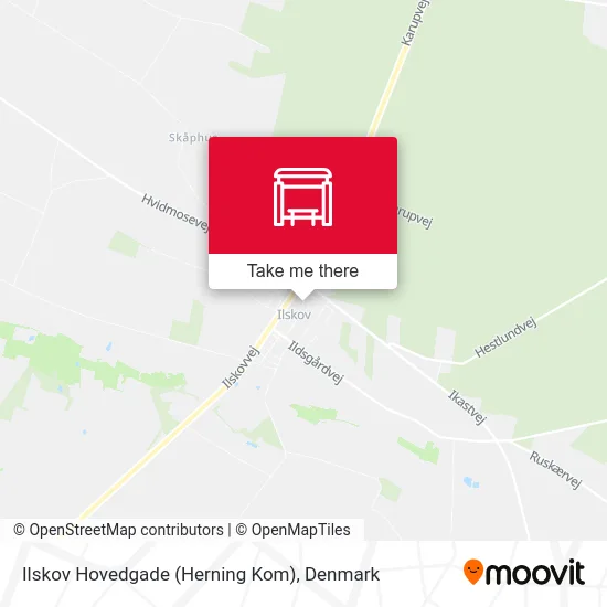 Ilskov Hovedgade (Herning Kom) map