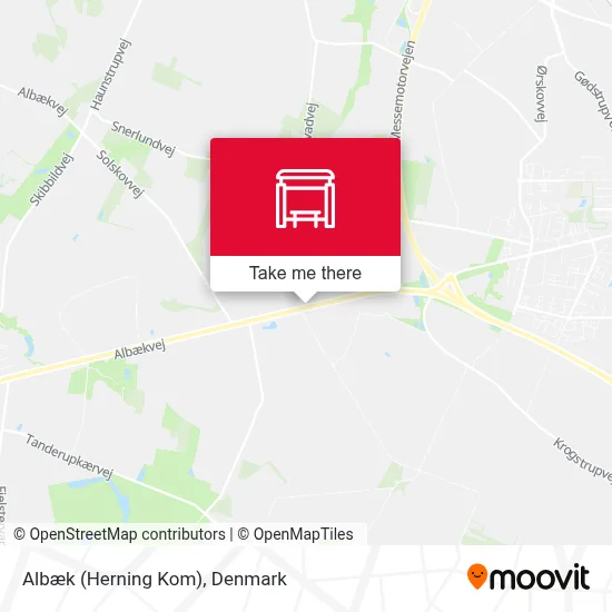 Albæk (Herning Kom) map