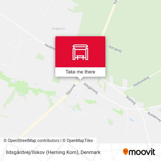 Ildsgårdvej / Ilskov (Herning Kom) map