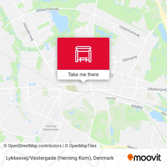 Lykkesvej / Vestergade (Herning Kom) map