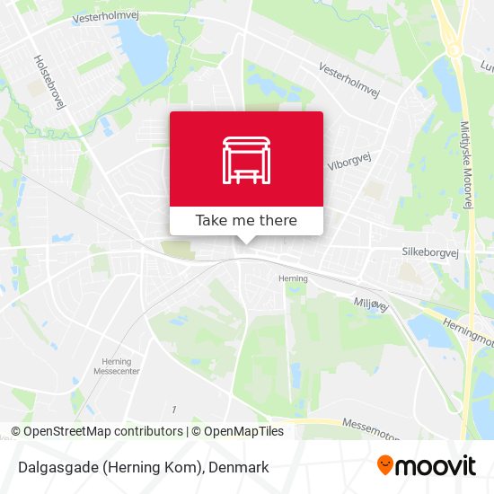 Dalgasgade (Herning Kom) map