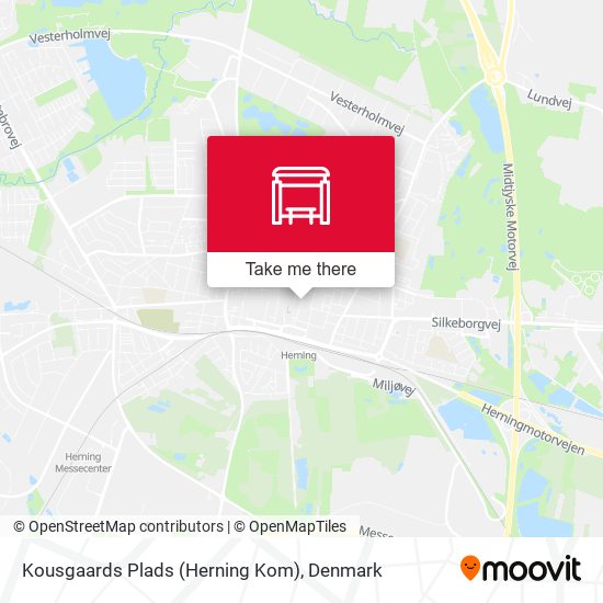 Kousgaards Plads (Herning Kom) map