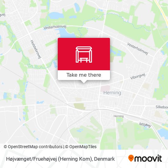 Højvænget / Fruehøjvej (Herning Kom) map