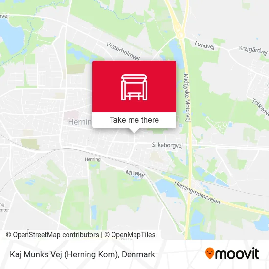 Kaj Munks Vej (Herning Kom) map