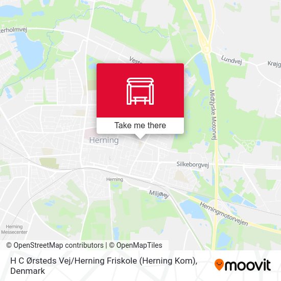 H C Ørsteds Vej / Herning Friskole (Herning Kom) map