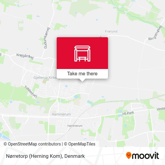 Nørretorp (Herning Kom) map
