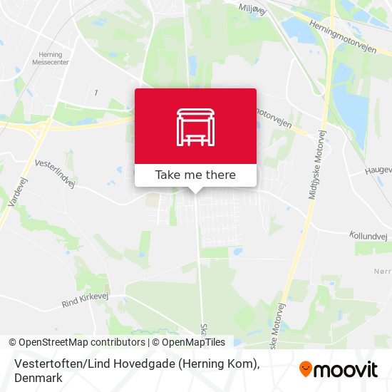 Vestertoften / Lind Hovedgade (Herning Kom) map