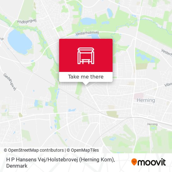H P Hansens Vej / Holstebrovej (Herning Kom) map