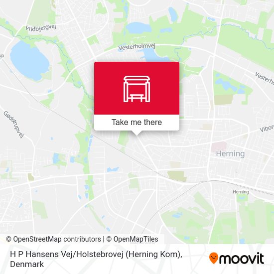 H P Hansens Vej / Holstebrovej (Herning Kom) map
