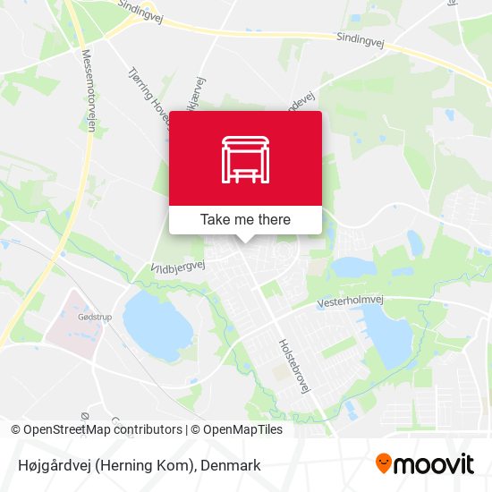 Højgårdvej (Herning Kom) map