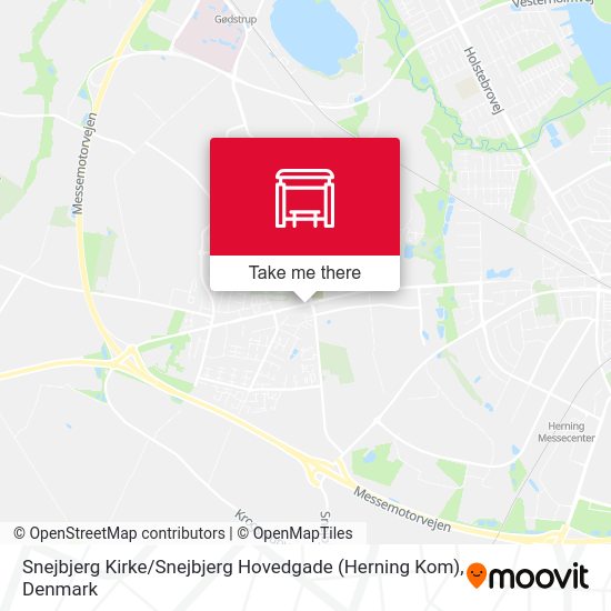 Snejbjerg Kirke / Snejbjerg Hovedgade (Herning Kom) map