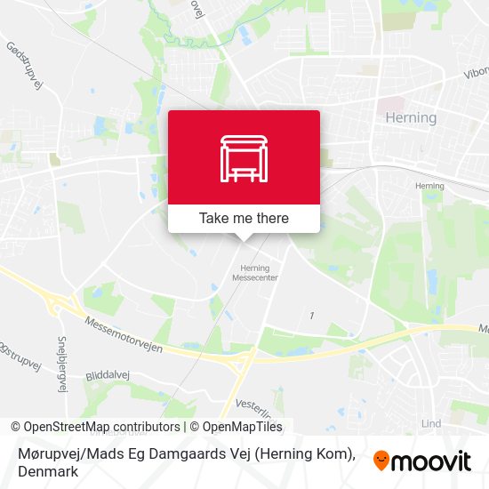 Mørupvej / Mads Eg Damgaards Vej (Herning Kom) map