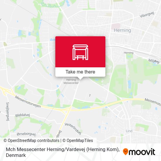 Mch Messecenter Herning / Vardevej (Herning Kom) map