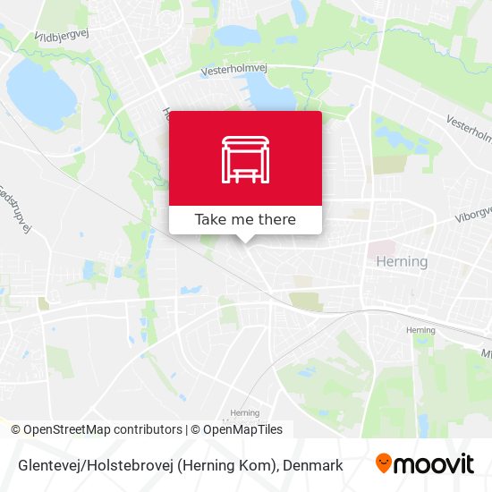 Glentevej / Holstebrovej (Herning Kom) map