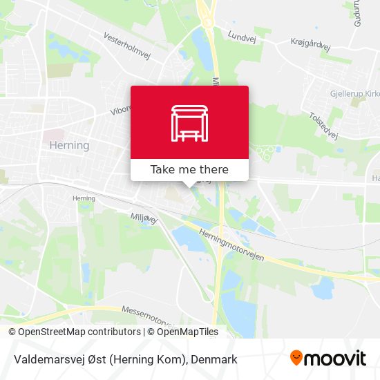 Valdemarsvej Øst (Herning Kom) map