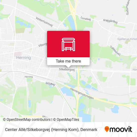 Center Allè / Silkeborgvej (Herning Kom) map