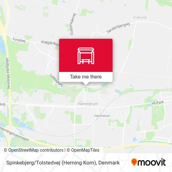 Spinkebjerg / Tolstedvej (Herning Kom) map