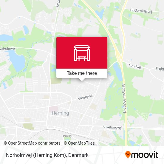 Nørholmvej (Herning Kom) map
