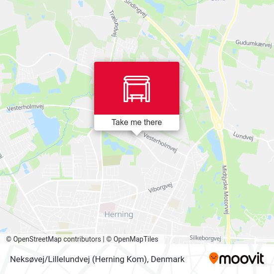 Neksøvej / Lillelundvej (Herning Kom) map