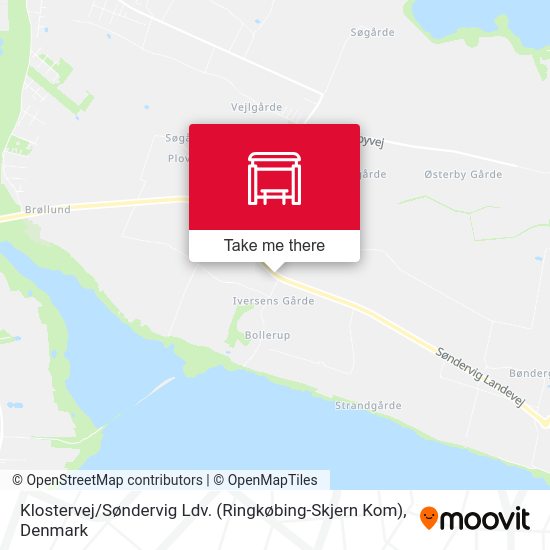 Klostervej / Søndervig Ldv. (Ringkøbing-Skjern Kom) map
