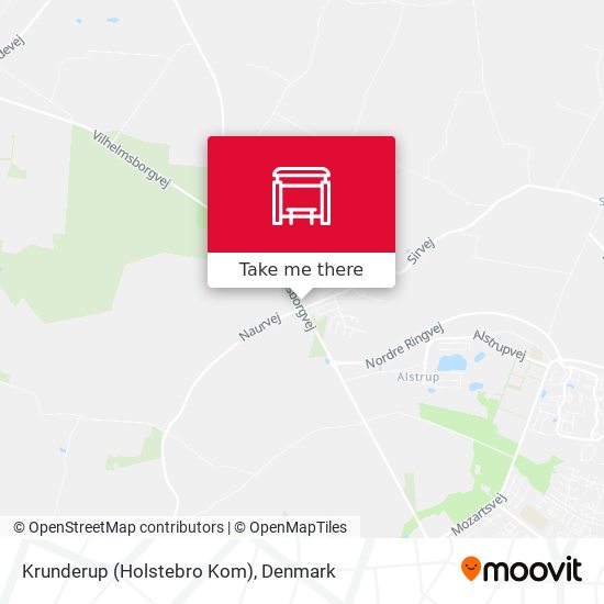 Krunderup (Holstebro Kom) map