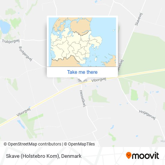 Skave (Holstebro Kom) map