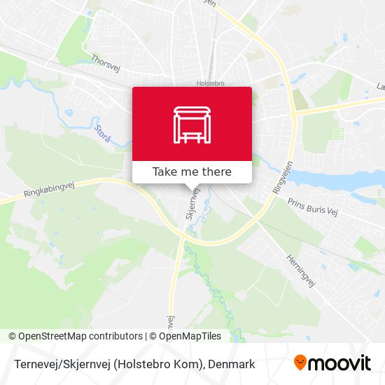 Ternevej / Skjernvej (Holstebro Kom) map