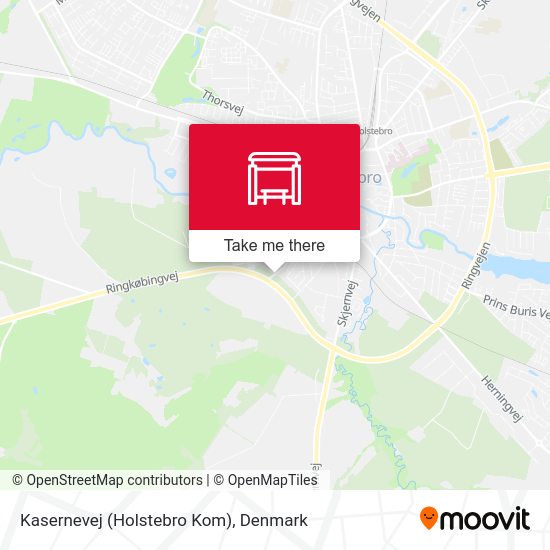 Kasernevej (Holstebro Kom) map